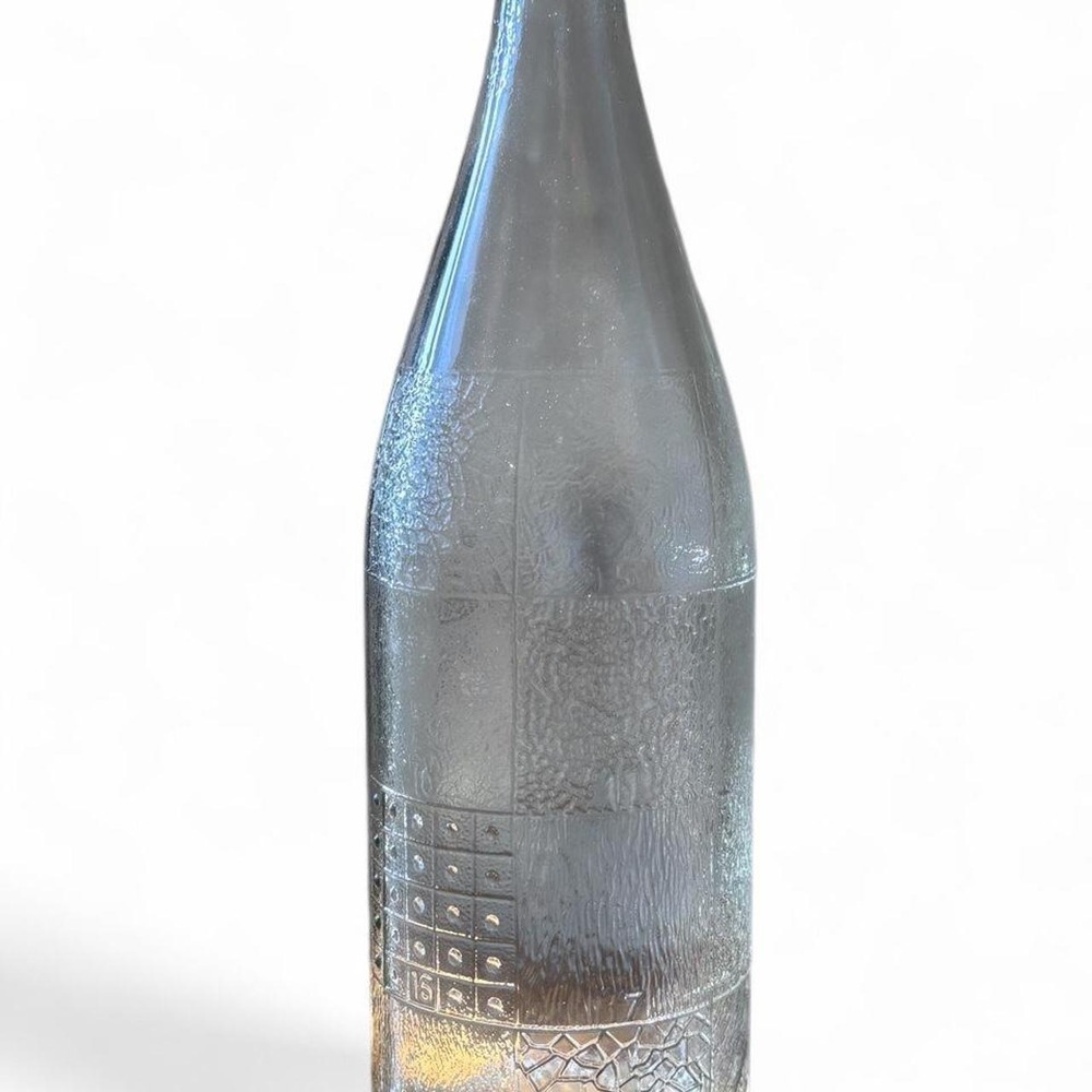 Vintage Owens-Illinois Stippling & Decoration Sample Glass Bottle Mold Test 11"